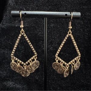 Stylish Gold Geometric Earrings